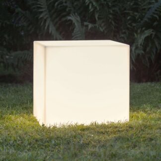 Terrasslampa Gardenlight, kub, 38 cm