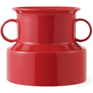 Panto Vas Ø 22 x H 19 cm Lollipop Red